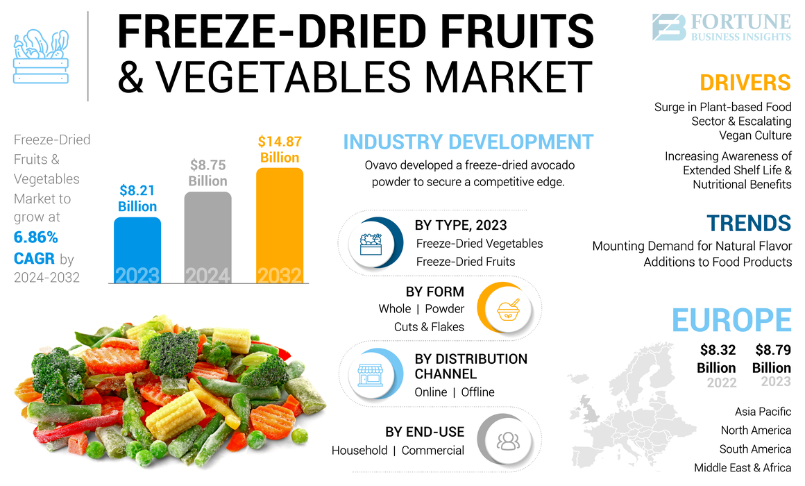 Freeze dried Fruits Vegetables Market