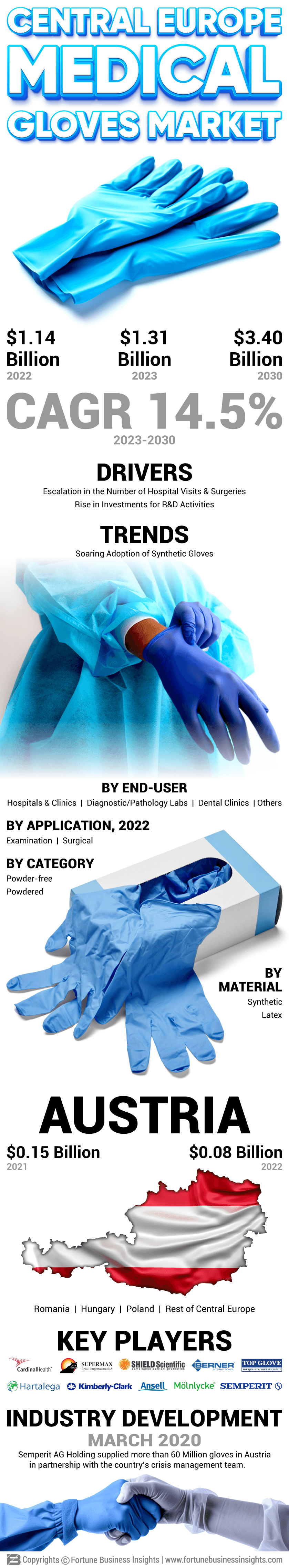 Central Europe Medical Gloves Market