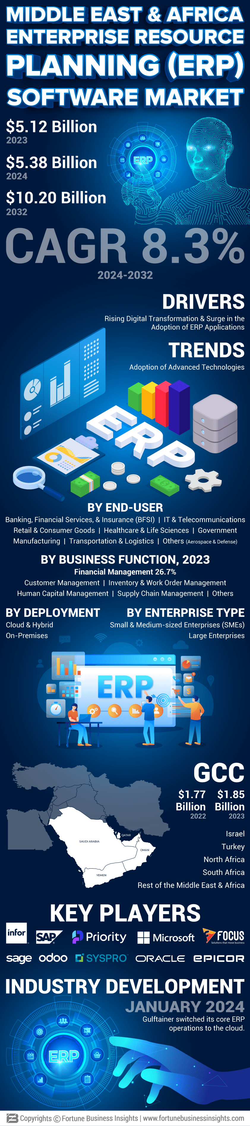 Middle East & Africa Enterprise Resource Planning (ERP) Software Market